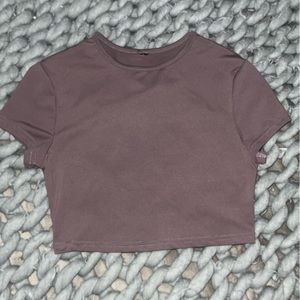 Purple Crop Top